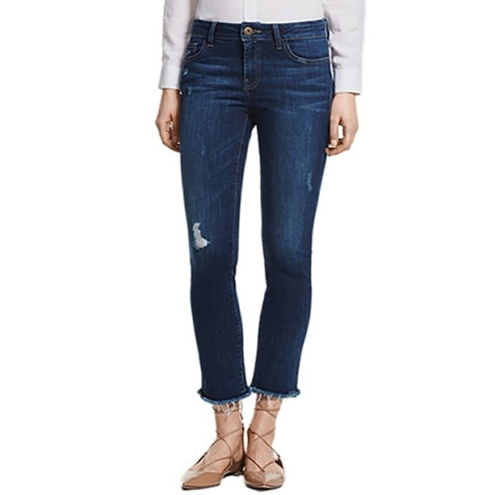 DL1961 Mara Instasculpt Straight Leg‎ Dark Wash Jeans 28